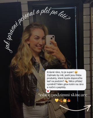You ask, I deliver.. aneb podzimní skincare switch.💕🍯🫂🍵 Samozřejmě, že všechny body nebudou platit pro všechny a velmi...